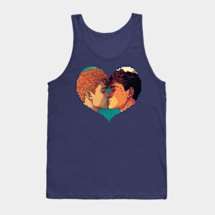 Gay Boys Kiss Tank Top